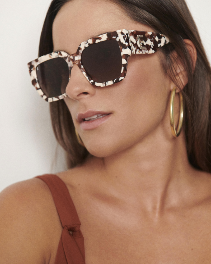 Gafas de sol baige ELENA MORALES Color Carey Beige