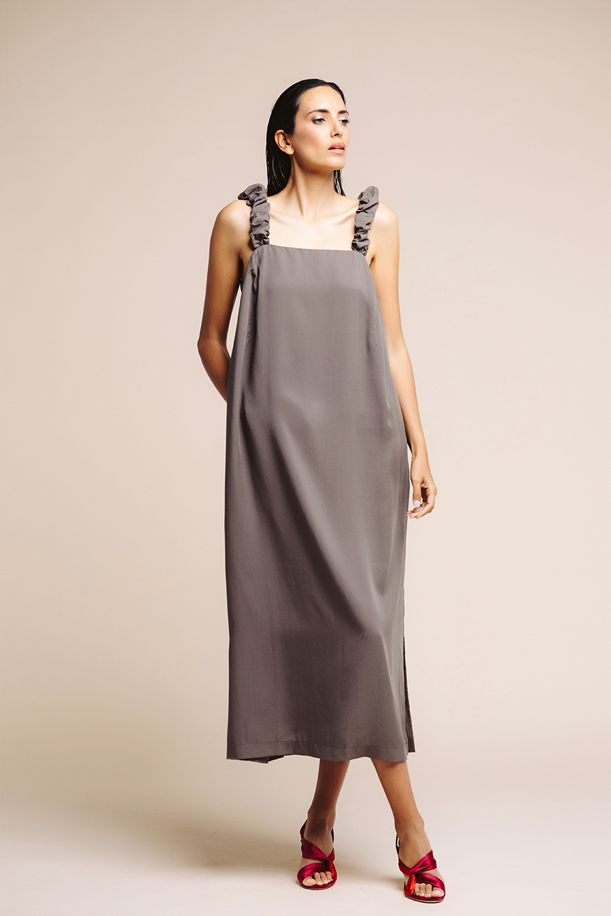 VESTIDO SACO COLETERO TOPO 2