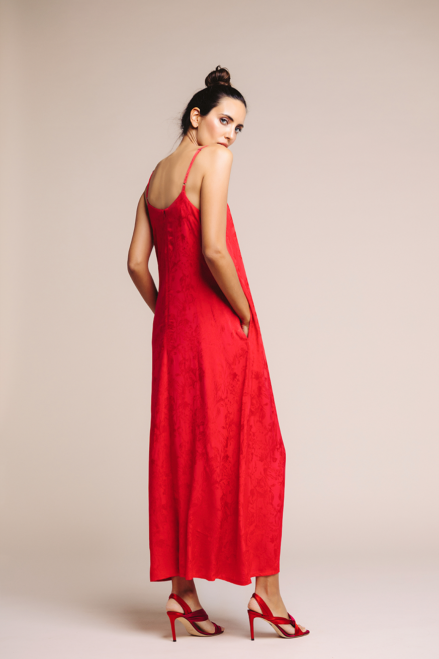 vestido rojo